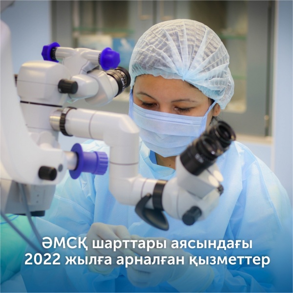 ӘМСҚ шарттары аясындағы 2022 жылға арналған қызметтер