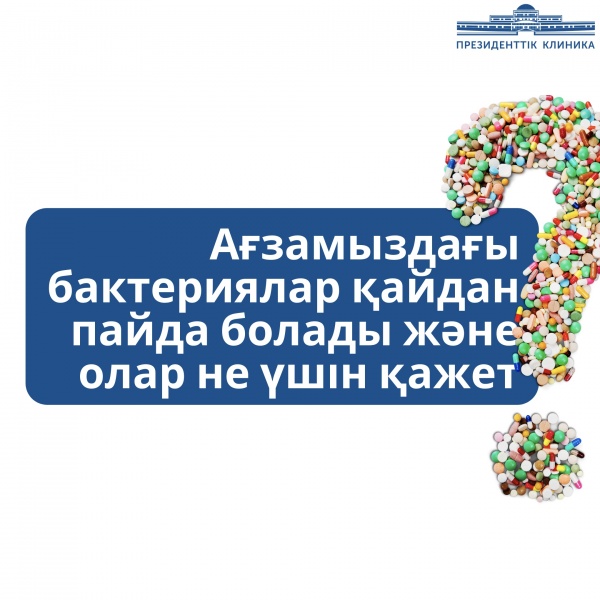 Ағзамыздағы бактериялар қайдан пайда болады және олар не үшін қажет