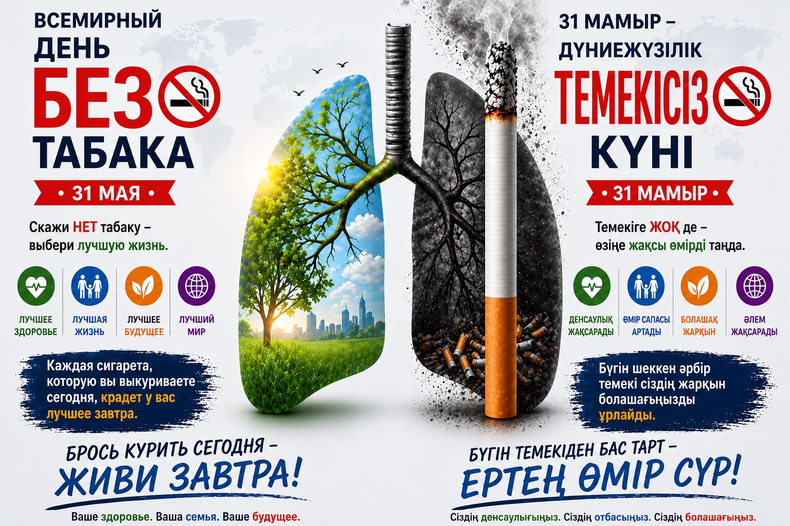 31 мая Всемирный день без табака
