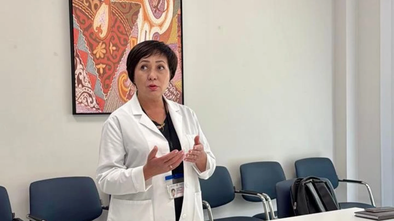 At the Nuclear Medicine Center of the Medical Center Hospital of the President’s Affairs Administration of the Republic of Kazakhstan, doctors from Uzbekistan are undergoing training – confirmation of its high international standing. 
