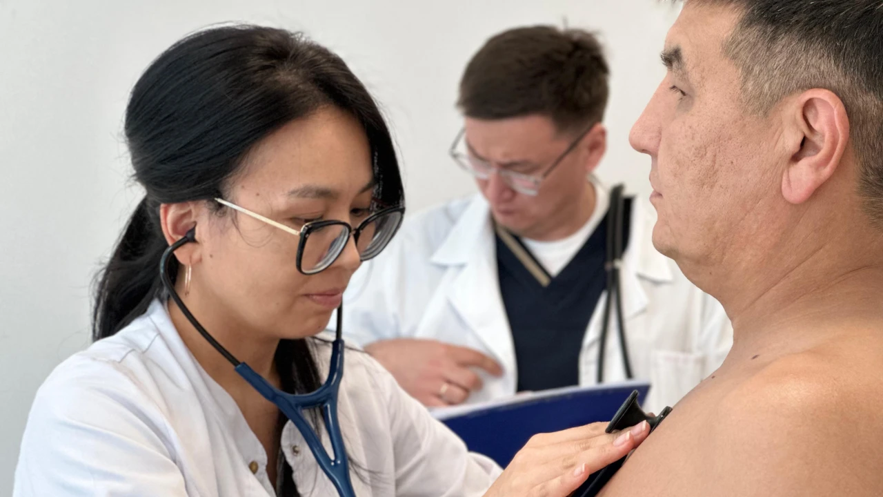 Qualified doctors treat heart diseases at the Medical Center Hospital of the PAA of the RoK 