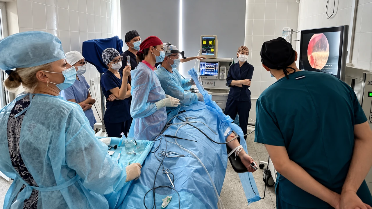 ҚР ПІБ Медициналық орталығы ауруханасының дәрігерлері Қарағандыда алғаш рет жаңа әдіспен операция жасады 
