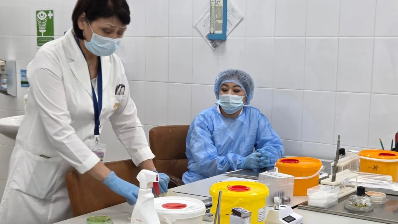 МОА-да бактериолог дәрігерлерге арналған антибиотикке төзімділікті бақылау бойынша шеберлік сабағы өтті 